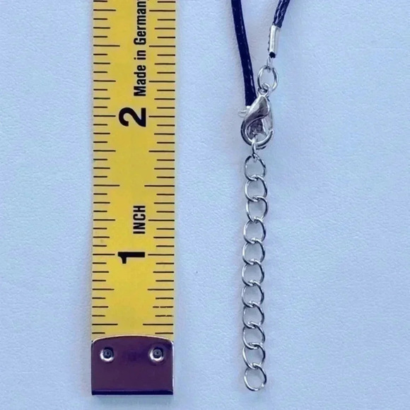 Unakite Star Pendant Leather Necklace NWT - Picture 3 of 3